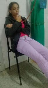 medicamentos a una niña asmática