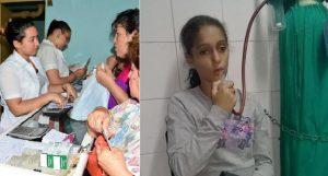 medicamentos a una niña asmática