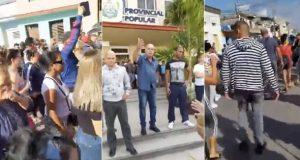 protesta multitudinaria frente al PCC