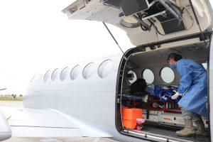 avión ambulancia