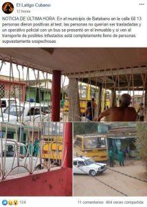 Operativo policial en Batabanó