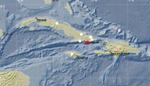 sismo perceptible en Caimanera
