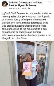 fue a Guyana a recoger su visa