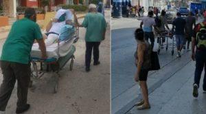 así trasladan los pacientes en Cuba