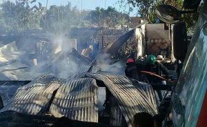 Incendio en una cuartería