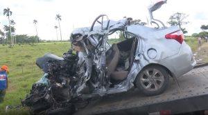 accidente vial cerca de Camagüey
