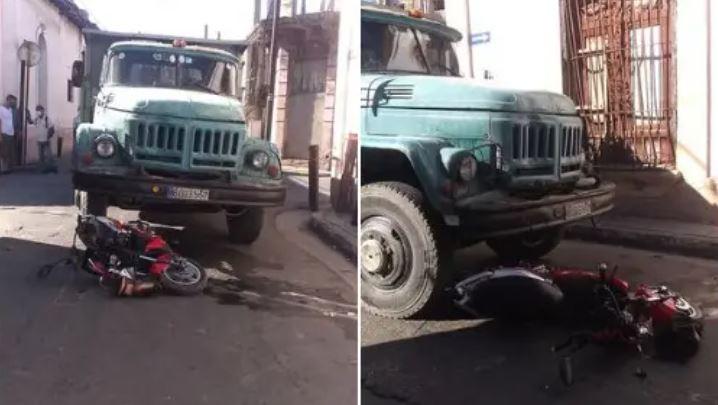 accidente en la calle Calvario