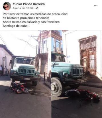 accidente en la calle Calvario