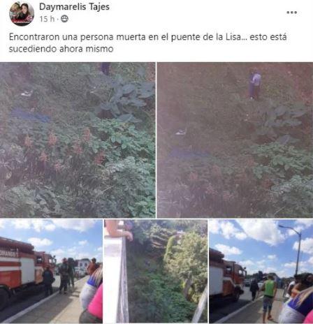 uerpo sin vida bajo el puente de La Lisa