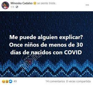 recién nacidos con Covid-19