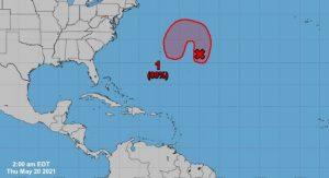 Primera tormenta tropical de 2021