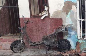 explosión de una motorina