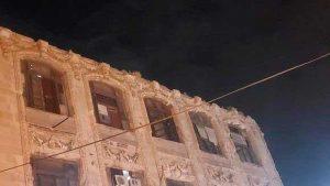 derrumbe en un edificio de San Lázaro y Galiano