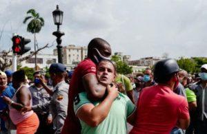 las protestas del 11J