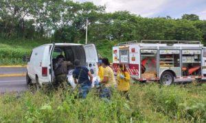 imágenes del accidente donde murieron 4 cubanos en México