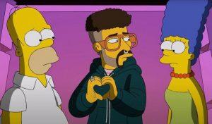 Bad Bunny en Los Simpson