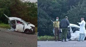 accidente vial cerca de Placetas