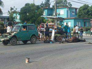 aparatoso choque