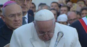 El Papa llora por Ucrania
