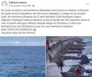 rescate en el malecón habanero