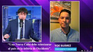 Yoe Suárez conversa con Tony Benítez