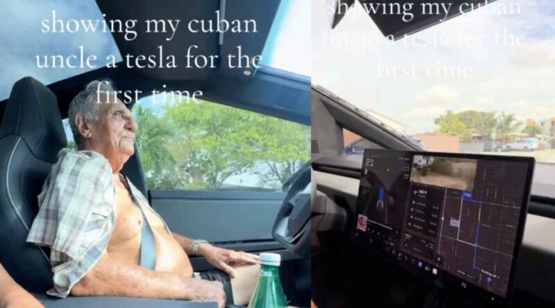 Un divertido video protagonizado por un cubano que reacciona a un Tesla por primera vez captó la atención de miles de usuarios en TikTok.