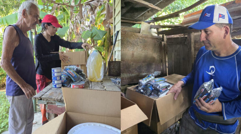 La distribución de la ayuda de Estados Unidos a Cuba dejó una imagen muy distinta a la que intentaron proyectar en redes sociales, perfiles vinculados a la dictadura castrista que cuestionaron la calidad de los productos enviados a familias vulnerables de Villa Clara.