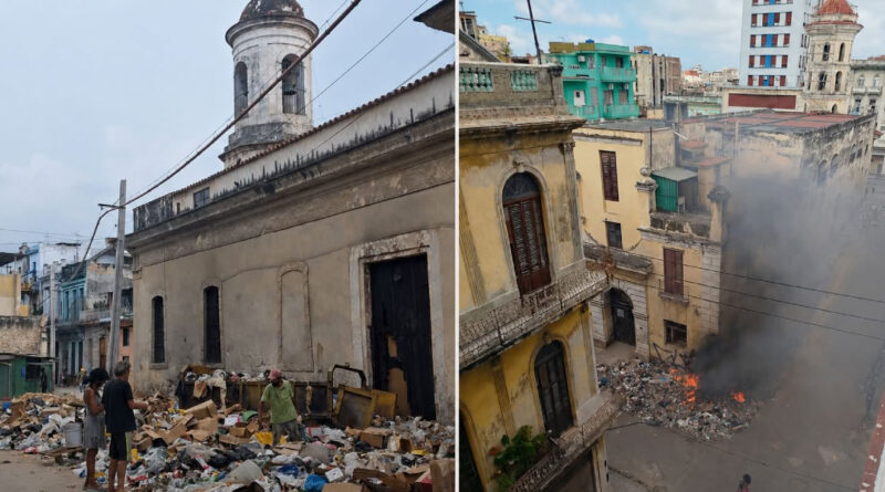 Dos parroquias católicas de Centro Habana denunciaron las graves condiciones de insalubridad que enfrentan debido a la acumulación de basura, malos olores, humo, excrementos, animales muertos y otros desperdicios alrededor de sus templos, una situación que, según sus sacerdotes, persiste desde hace años sin una respuesta efectiva de las autoridades del régimen de Cuba.